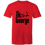 So George Black Font Mens T-Shirt