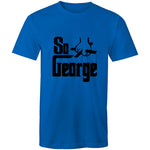 So George Black Font Mens T-Shirt