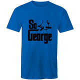 So George Black Font Mens T-Shirt